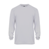 Badger Sport B-Core L/S Tee (410400-002404), Color 'Silver'
